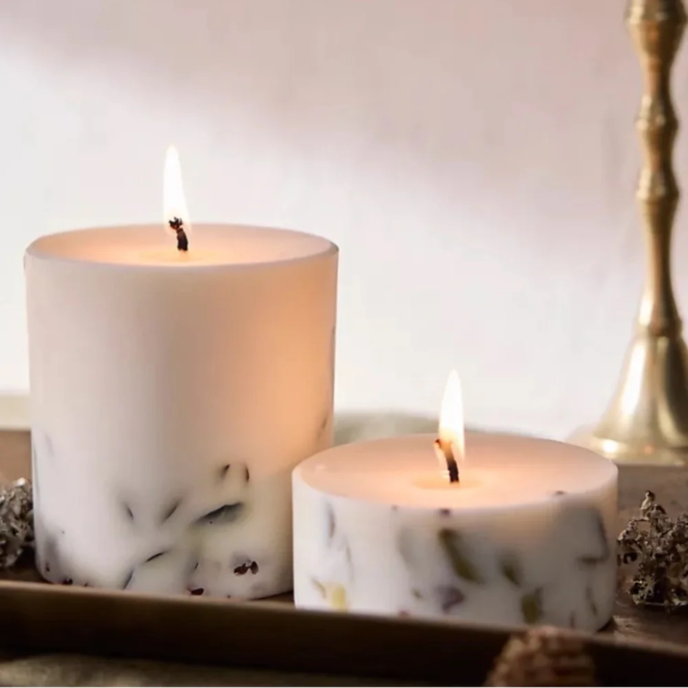 Ashberry and Bilberry leaves pressed pillar - Picture 3 of 7